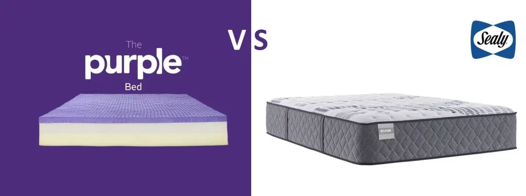 Purple Mattress vs Sealy Posturepedic Mattress