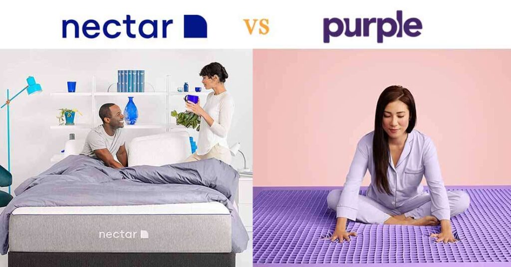 purple mattress vs nectar