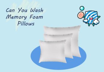 can you wash memory foam pilllows