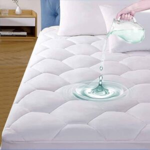 Twin XL Quilted Waterproof Mattress Pad Cover SoftHour